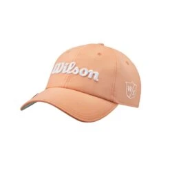 Wilson Staff Ladies Pro Tour Golf Hat -Wilson Shop WGH70001P 0 WS PRO TOUR HAT Peach WH.png.cq5dam.web .1200.1200