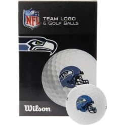 Wilson NFL Team Branded Golf Balls 10 Wilson NFL Team Branded Golf Balls -Wilson Shop WGWP166L SEA1