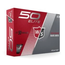 Wilson Staff 50 Elite Golf Balls 26 Wilson Staff 50 Elite Golf Balls -Wilson Shop WGWP17900 2019 50 Elite White Right Hero