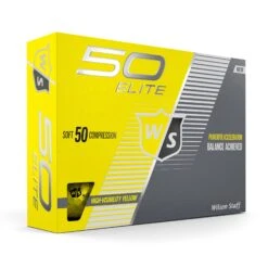 Wilson Staff 50 Elite Golf Balls 28 Wilson Staff 50 Elite Golf Balls -Wilson Shop WGWP17910 2019 50 Elite Yellow Right Hero