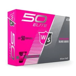Wilson Staff 50 Elite Golf Balls 32 Wilson Staff 50 Elite Golf Balls -Wilson Shop WGWP17930 2019 50 Elite Pink Right Hero