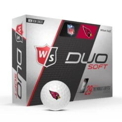 Wilson Staff Duo Soft NFL Team Licensed Golf Balls -Wilson Shop WGWP400AZ WS DUO Soft 12BALL WH NFL Arizona Vert wBall Hotlist V2