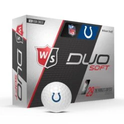 Wilson Staff Duo Soft NFL Team Licensed Golf Balls -Wilson Shop WGWP400IN WS DUO Soft 12BALL WH NFL Indianapolis Vert wBall Hotlist V2
