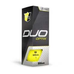 Wilson Staff 2020 Duo Soft Optix Golf Balls -Wilson Shop WGWP502LO 6 Duo Optix 3 Ball Sleeve Yellow.png.cq5dam.web .1200.1200