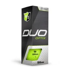Wilson Staff 2020 Duo Soft Optix Golf Balls -Wilson Shop WGWP504PO 6 Duo Optix 3 Ball Sleeve Green.png.cq5dam.web .1200.1200