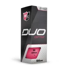 Wilson Staff 2020 Duo Soft Optix Golf Balls -Wilson Shop WGWP509LO 6 Duo Optix 3 Ball Sleeve Pink.png.cq5dam.web .1200.1200