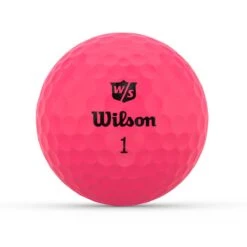 Wilson Staff 2020 Duo Soft Optix Golf Balls -Wilson Shop WGWP509PO 3 DUO Optix Pink Standard Front.png.cq5dam.web .1200.1200