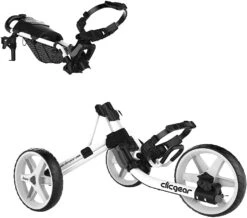 Clicgear Golf 3-Wheel Push Cart Model 4.0 24 Clicgear Golf 3-Wheel Push Cart Model 4.0 -Wilson Shop White 0