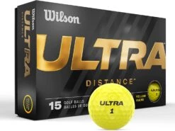 Wilson Ultra Golf Balls - 15 Pack -Wilson Shop WilsonUltra 2023 Distance Yellow 0
