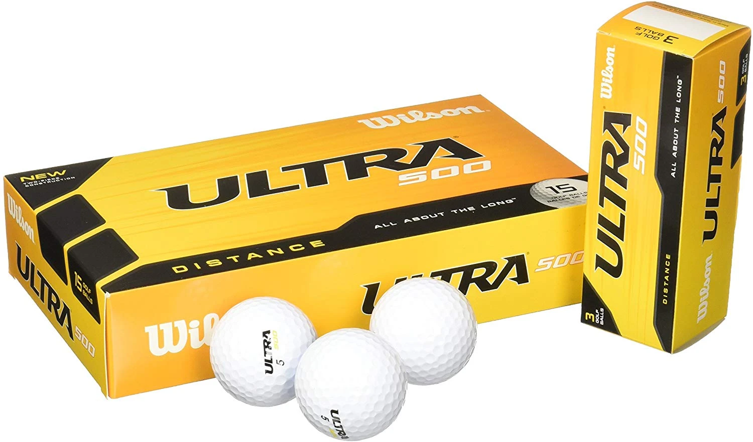 Wilson Ultra 500 Golf Balls 15 Pack 3 Wilson Ultra 500 Golf Balls 15 Pack - Image 3