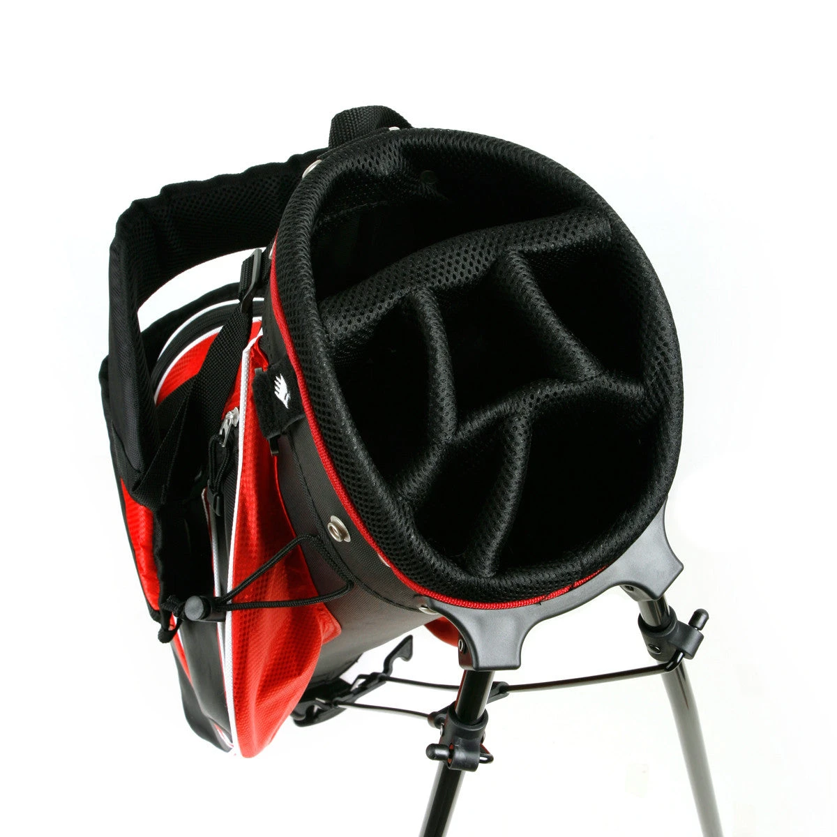 Affinity ZLS Stand Golf Bag Black/Red 2 Affinity ZLS Stand Golf Bag Black/Red - Image 2
