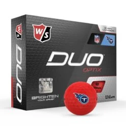 Wilson Staff Duo Optix NFL Team Licensed Golf Balls - Matte Red 17 Wilson Staff Duo Optix NFL Team Licensed Golf Balls - Matte Red -Wilson Shop ac5524f026816c4dbba6248abc7b0ee58011510f WGWP505TN 9 Duo Optix Box RT Hero NFL Tenessee Lockup RD