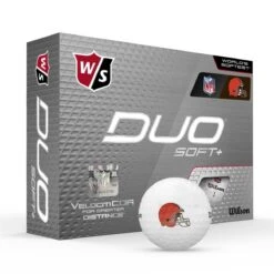 Wilson Staff Duo Soft + NFL Team Licensed Golf Balls 28 Wilson Staff Duo Soft + NFL Team Licensed Golf Balls -Wilson Shop dede59d9540f3dea9c9227981be5a520e140c7c9 WGWP500CL 9 Duo Soft Plus Box RT Hero NFL Cleveland Lockup