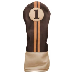 Sahara Retro Vintage Driver Headcovers -Wilson Shop drv hc chocolate mocha