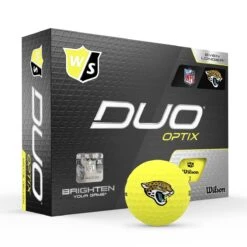 Wilson Staff Duo Optix NFL Team Licensed Golf Balls - Matte Yellow 17 Wilson Staff Duo Optix NFL Team Licensed Golf Balls - Matte Yellow -Wilson Shop e0c04f27c2e30cf8f20a4db49668c5e3160fae98 WGWP502JX 9 Duo Optix Box RT Hero NFL Jacksonville Lockup YE