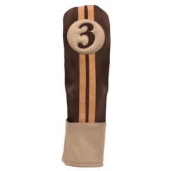 Sahara Retro Vintage #3 Fairway Wood Headcovers -Wilson Shop fw 3 hc chocolate tan