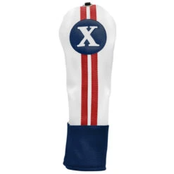 Sahara Retro Vintage #X Fairway Wood Headcovers -Wilson Shop fw x hc red white blue