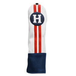 Sahara Retro Vintage Hybrid Headcovers -Wilson Shop hy hc red white blue