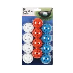 Intech Golf Practice Balls With Holes (12 Pack) 7 Intech Golf Practice Balls With Holes (12 Pack) -Wilson Shop i99020