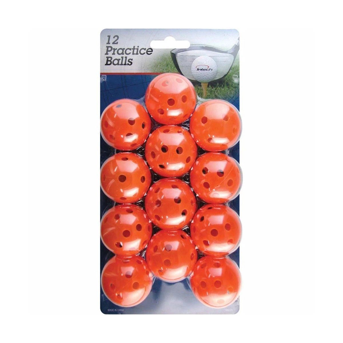 Intech Golf Practice Balls With Holes (12 Pack) 2 Intech Golf Practice Balls With Holes (12 Pack) - Image 2