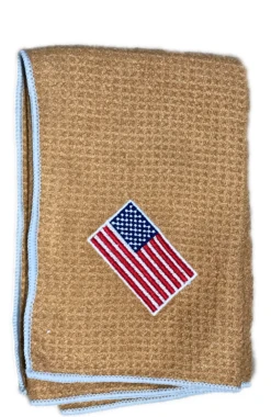 Joseph Elliott USA Embroidered Flag 18" X 18" Micro Fiber Towels -Wilson Shop je12