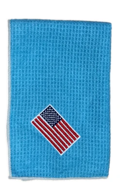 Joseph Elliott USA Embroidered Flag 18" X 18" Micro Fiber Towels -Wilson Shop je13