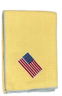 Joseph Elliott USA Embroidered Flag 18" X 18" Micro Fiber Towels -Wilson Shop je4
