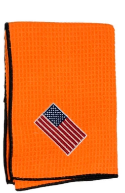 Joseph Elliott USA Embroidered Flag 18" X 18" Micro Fiber Towels -Wilson Shop je5