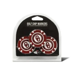 Team Golf NCAA Magnetic Poker Chip Ball Markers -Wilson Shop oklahoma 3 pack