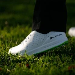 Orlimar Men's Spikeless Golf Shoes 21 Orlimar Men's Spikeless Golf Shoes -Wilson Shop orlimar white heel side 10