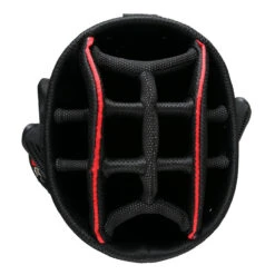 Powerbilt TPS 5400 Cart Golf Bag 10 Powerbilt TPS 5400 Cart Golf Bag -Wilson Shop pb702014 tps black red top