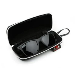 Tour Gear Polarized Sunglasses - Matte Black 10 Tour Gear Polarized Sunglasses - Matte Black -Wilson Shop tg120552 polarized sunglasses case open 2